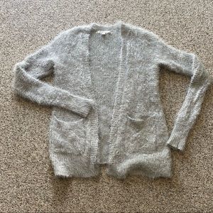 LC Lauren Conrad fuzzy cardigan size XS
